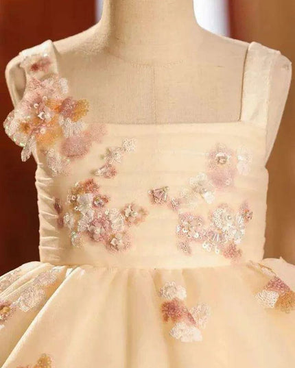 Baby Girls Sleeveless Princess Sequin Evening Dress