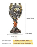 Silver Dragon goblet