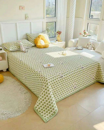 Chic Cotton Bedspreads for Double and Queen Size Beds - Cozy Princess-Inspired Covers for a Stylish Bedroom Retreat