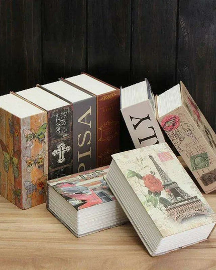 Secret Book Safe with Combination Lock for Concealed Valuables