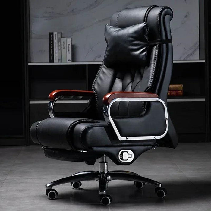 Elegant Leather Office Chair for Executive Comfort