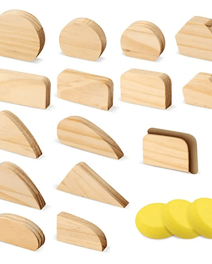 Creative Pottery Mug Handle Mold Set – 14 Unique Designs for Artistic Pottery Making