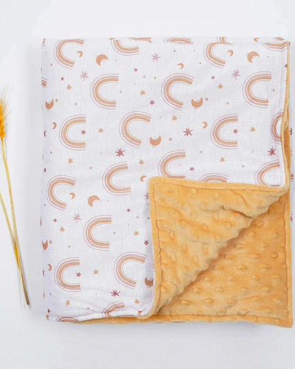 Luxurious Minky Dot Infant Swaddle Blanket - Unisex Comfort Wrap