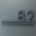 English Acrylic House Number Sign with Personalization Option - Sleek and Durable