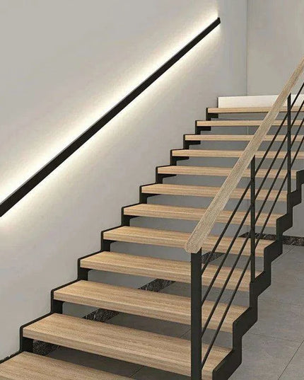 Modern Black LED Nordic Wall Sconce with Remote for Indoor and Outdoor Ambiance