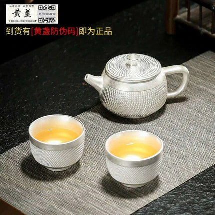 Exquisite Authentic Gilded Porcelain Mug Silver Tea Set – The Ultimate Gift for Special Occasions