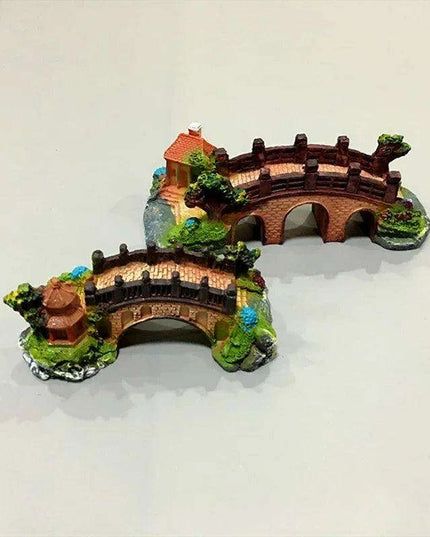 Charming Floral Serving Dish with Artistic Bridge Details