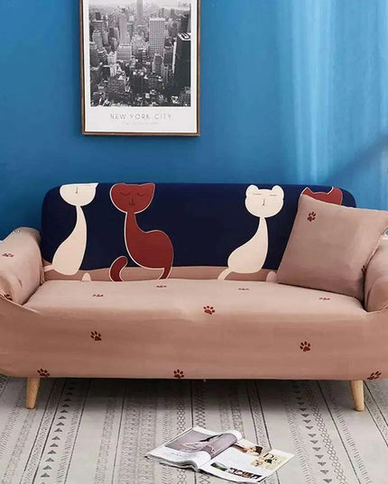 Stretch Sofa Covers for L 1234 Seater Couches - Elegant Design and Complete Protection