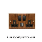 Dual 3HD 2USB Socket