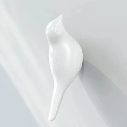 Warm House Cute 3D Bird Wall Hook - Space-saving Resin Hanger