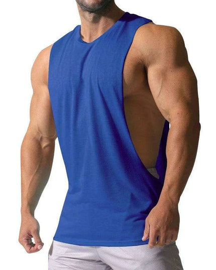 Spring/Summer Men's Casual Sleeveless Muscle Tank Top - Solid Color Sweetheart T-shirt