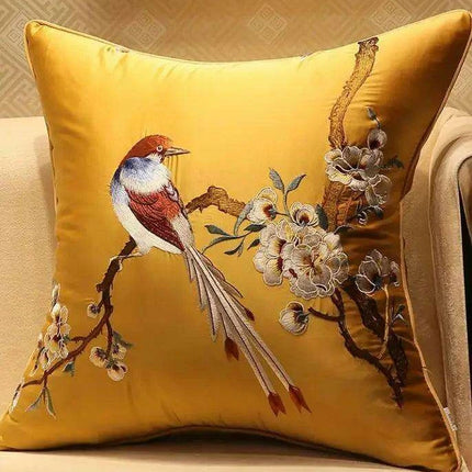 45x45/50x35cm Chinese Traditional Embroidered Bird Cushion Cover