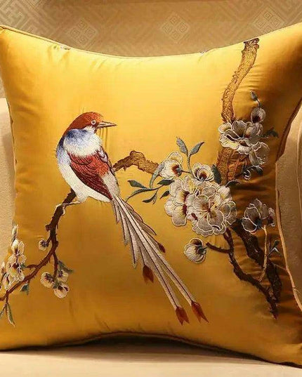 45x45/50x35cm Chinese Traditional Embroidered Bird Cushion Cover