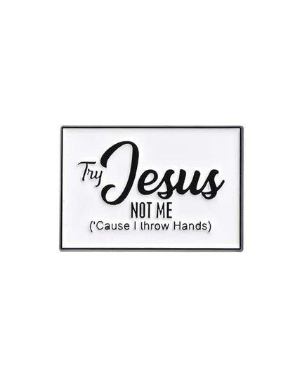 Faith-Inspired Jesus Enamel Pin Collection - Stylish Brooches for Spiritual Expression on Jackets and Backpacks