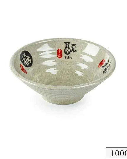 Chic Melamine Bowl for Ramen and Salad – Perfect for Home and Restaurant Use