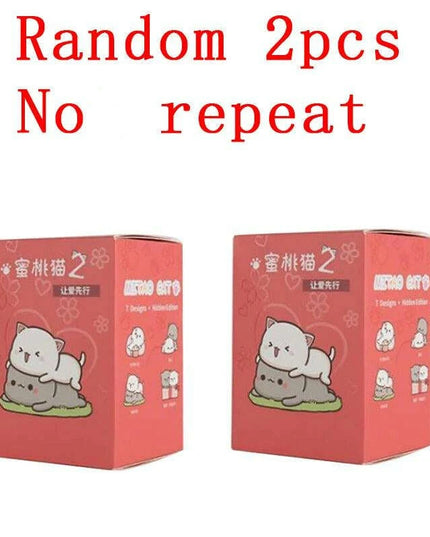Mitao Enchanted Lucky Cat Surprise Boxes - Charming Collectible Figurines for Whimsical Home Decor