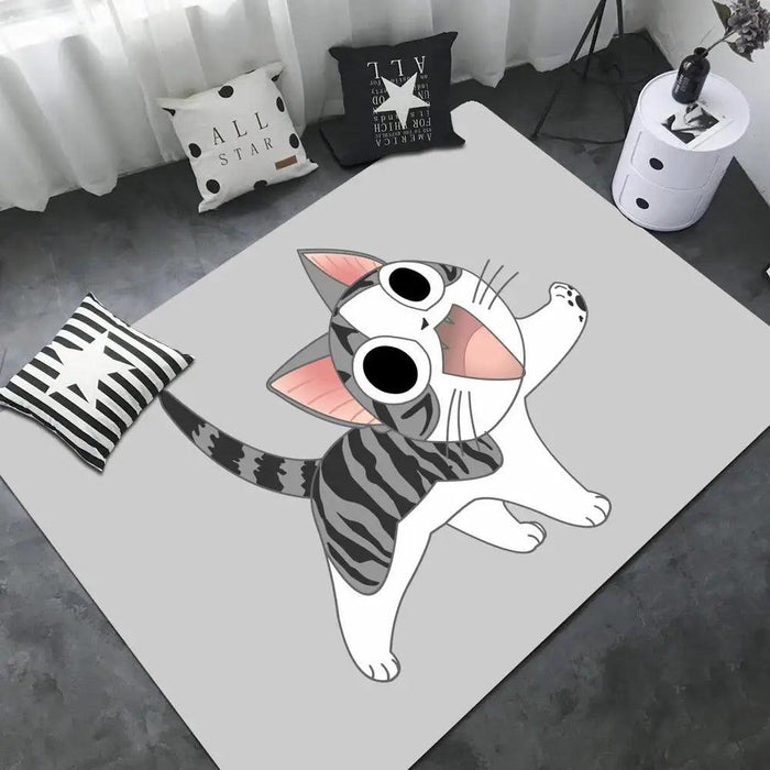 Opulent Cat Floor Mat Set with Anti-slip Feature | Luxe Design and Superior Coziness