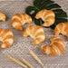 Realistic Golden Lava Croissant Bread Replica - Ideal for Photography and Decorative Displays