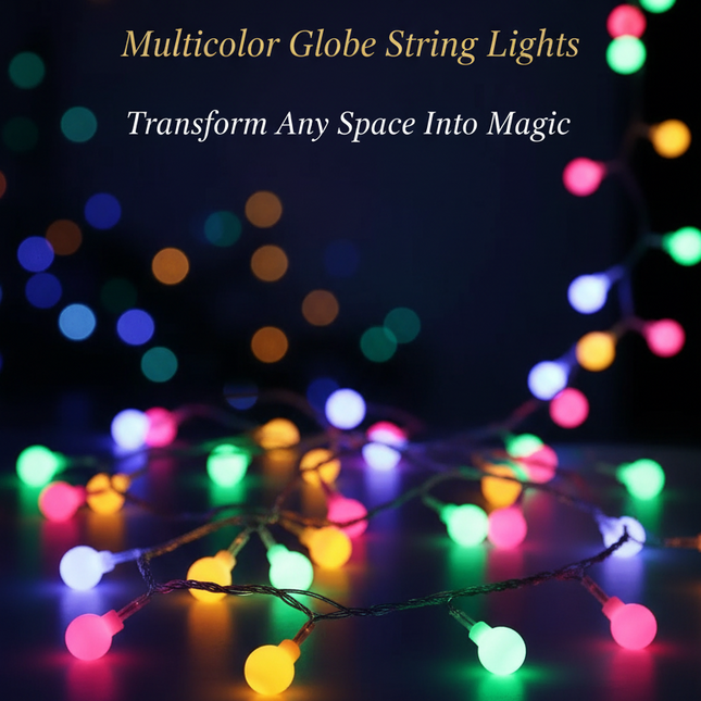 Ball LED Fairy String Lights | USB & Battery, Warm White & Multicolor, 1.5M–6M
