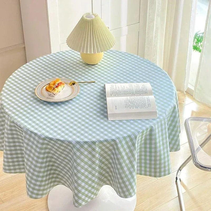 Velvet Tablecloth with Heartfelt Girl Pattern - Ideal for Student Desks and Photo Backgrounds