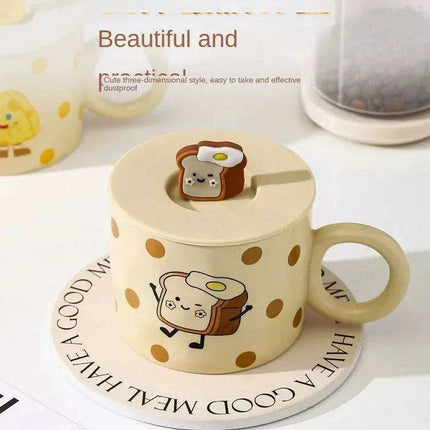 Charming Panda Pair Ceramic Coffee Mugs - A Delightful Duo