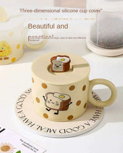 Charming Panda Pair Ceramic Coffee Mugs - A Delightful Duo