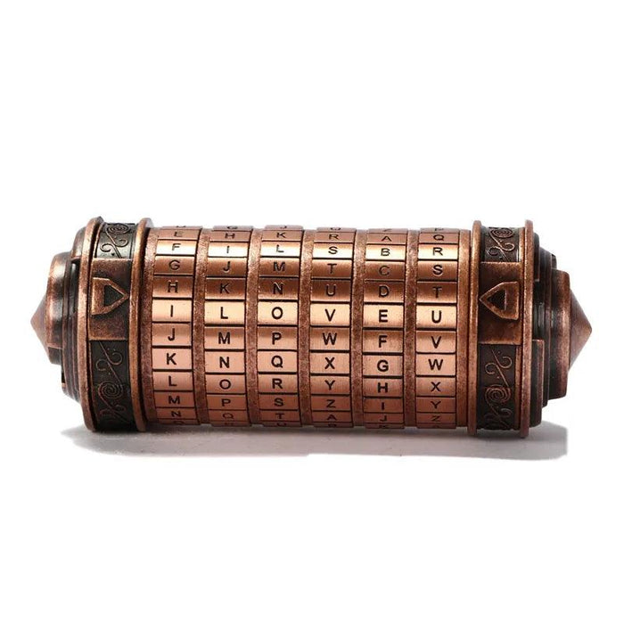 Enigmatic Da Vinci Code Cryptex Puzzle - Charming Gift & Intellectual Challenge for Friends