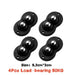 4-Pack Premium Heavy Duty Stainless Steel Furniture Casters with 360° Mobility and Easy Peel-and-Stick Installation (Load Capacity: 20/200Kg)