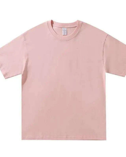 Premium 260gsm Men's Oversized Casual Cotton Short Sleeve T-Shirt - Summer Essential O-Neck Top