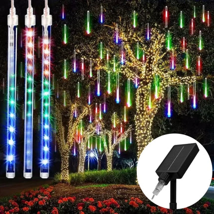 Outdoor Light Store Solar LED Meteor Shower Lights - Waterproof, 30/50