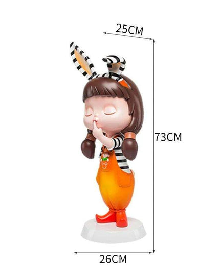 Whimsical Abstract Figurine Decor