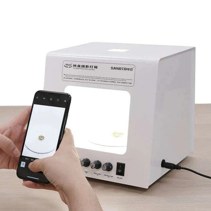 SANOTO Light Box: All-in-One Solution for Jewelry, Video Production, and 3D Scanning - Très Elite