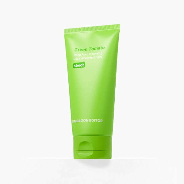 SUNGBOON EDITOR Green Tomato Deep Pore Cleansing Ultra Whipping Foam 120g - Très Elite