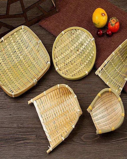 Sophisticated Bamboo Sushi and Sashimi Serving Set with Decorative Accents