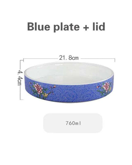 Elegant Five-Section Ceramic Serving Bowl for Gourmet Dining