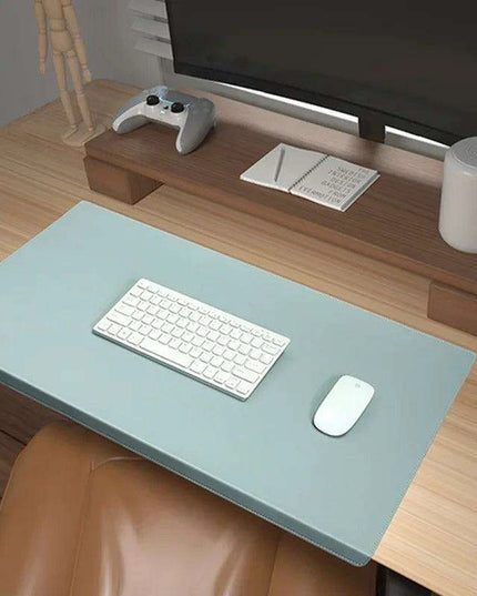 Ergonomic Leather Mousepad with Elbow and Wrist Support for Enhanced Desk Comfort