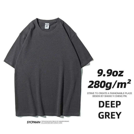 Sypcman Premium Custom Oversized Heavyweight Cotton Tee for Men - 9.9oz Streetwear Must-Have