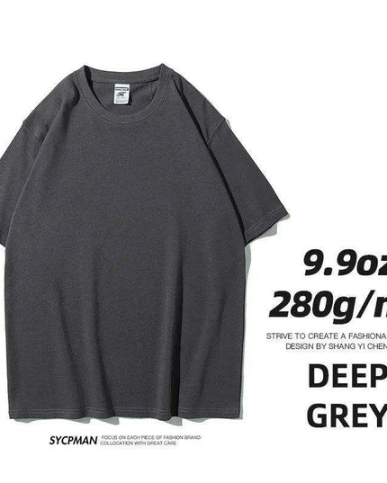 Sypcman Premium Custom Oversized Heavyweight Cotton Tee for Men - 9.9oz Streetwear Must-Have
