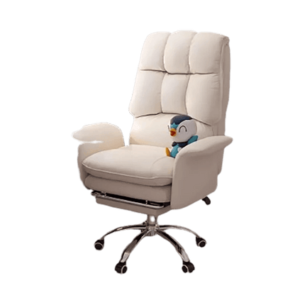 Premium Adjustable Leather Gaming Recliner with Ergonomic Design