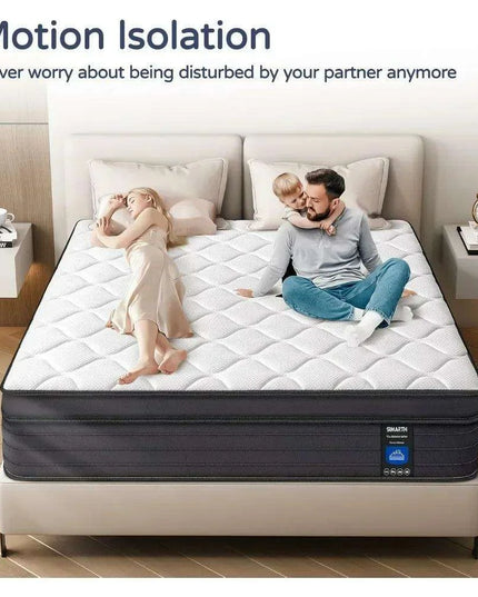 12-Inch Luxury Gel Infused Queen Hybrid Mattress