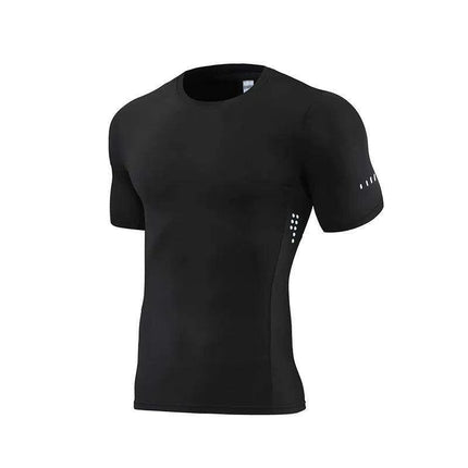 Men's Long Sleeve Compression Workout Tee for Gym Training and Muscle Building