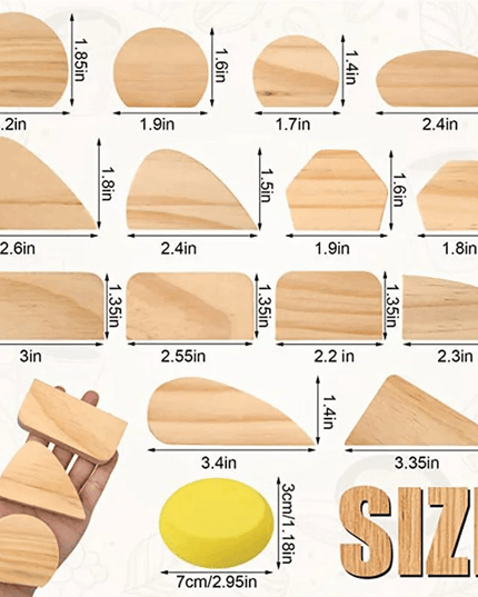 Creative Pottery Mug Handle Mold Set – 14 Unique Designs for Artistic Pottery Making