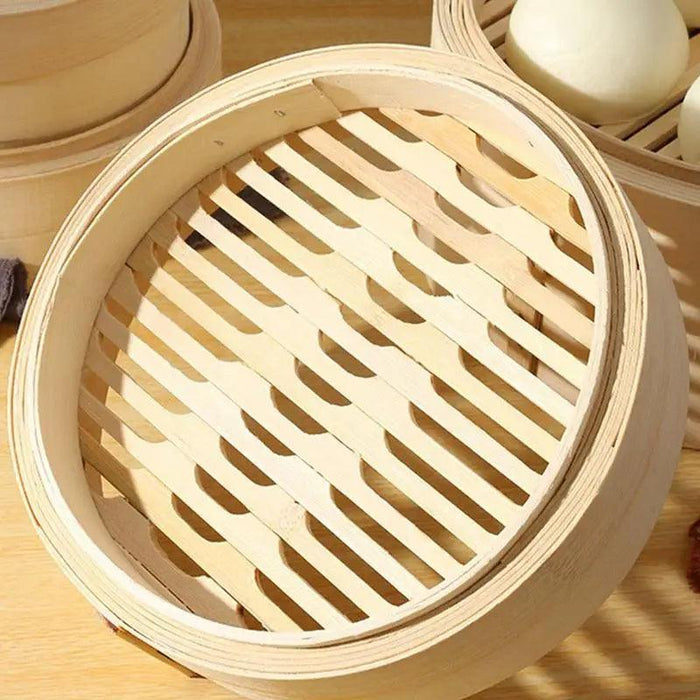 Bamboo Steaming Set for Healthy Cooking and Delicious Dumplings