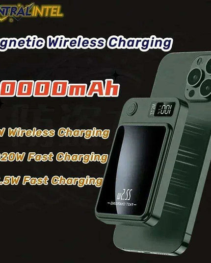 Ultimate 30,000mAh Wireless Power Bank - 22.5W Fast Charging with Magnetic Capability