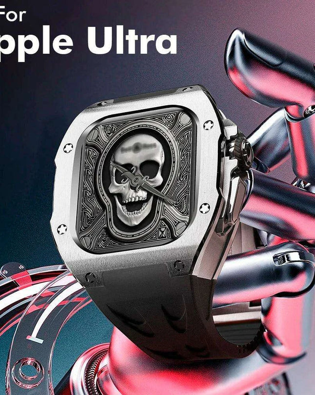 Titanium Alloy 49MM Customizable Apple Watch Conversion Kit with Tools