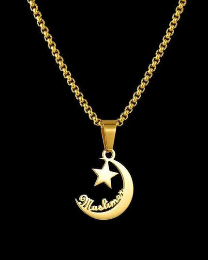 Personalized Unisex Stainless Steel Name Necklace with Chunky Chain