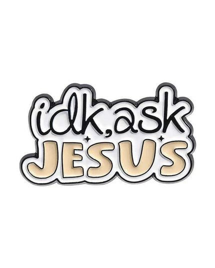 Faith-Inspired Jesus Enamel Pin Collection - Stylish Brooches for Spiritual Expression on Jackets and Backpacks
