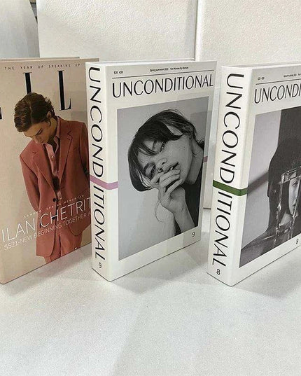 Elegant 3-Piece Decorative Faux Book Set for Home Décor