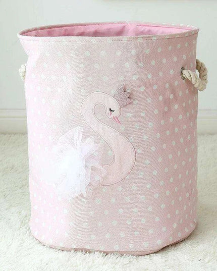 Chic Collapsible Canvas Storage Bin for Kids