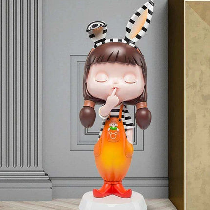 Whimsical Abstract Figurine Decor